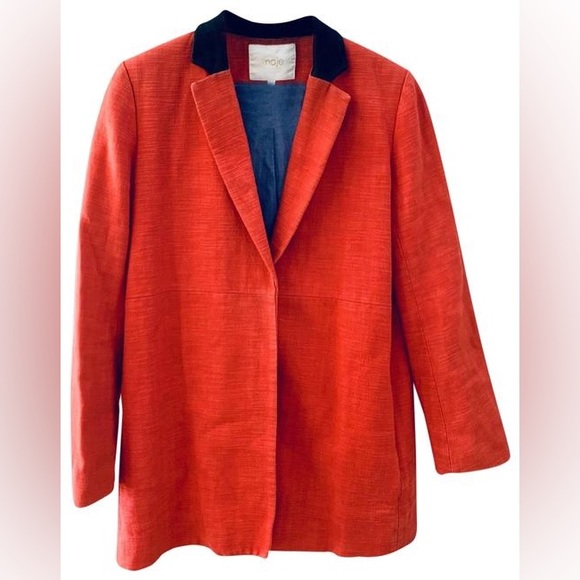 Maje Red Linen with Leather Collar
Blazer 40/L - Picture 5 of 13